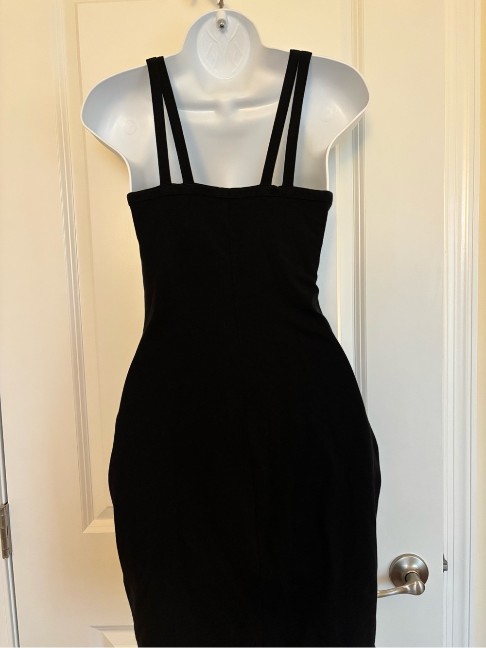 Express Black Cotton Dress - Picture 2 of 3
